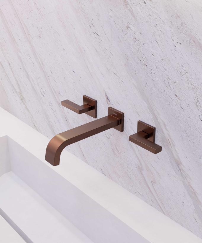Wall-mounted basin mixer tap – Fiumina