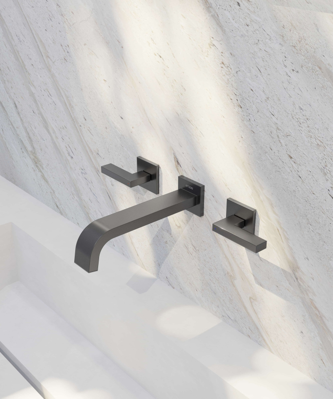 Wall-mounted basin mixer tap – Fiumina