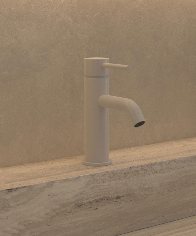 Basin Mixer Tap, White - Corbeau