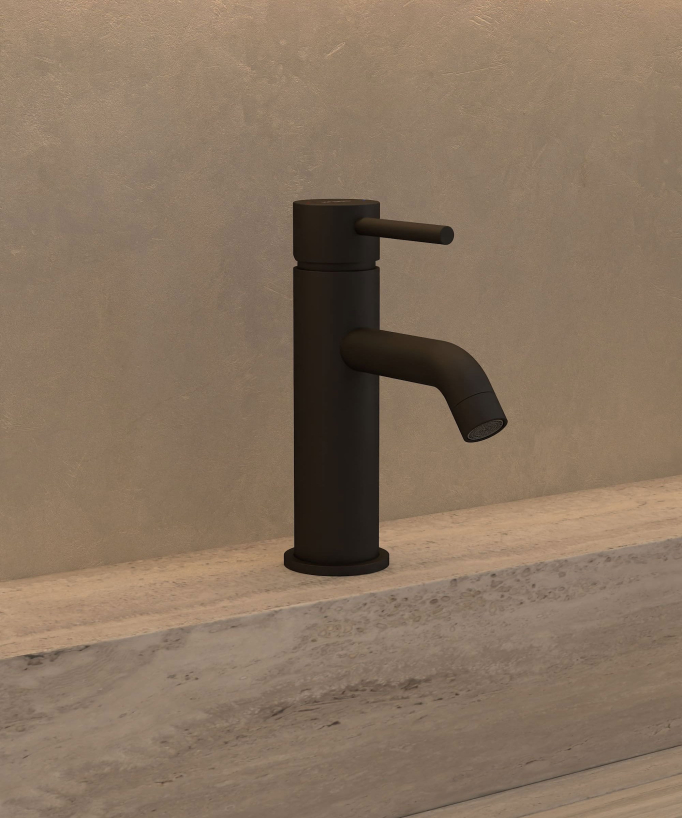 Small Basin Mixer Tap, Black - Corbeau