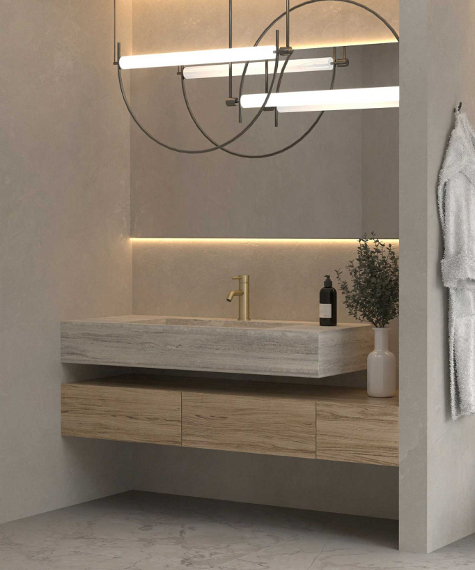 Basin Mixer Tap, Brushed Gold - Corbeau