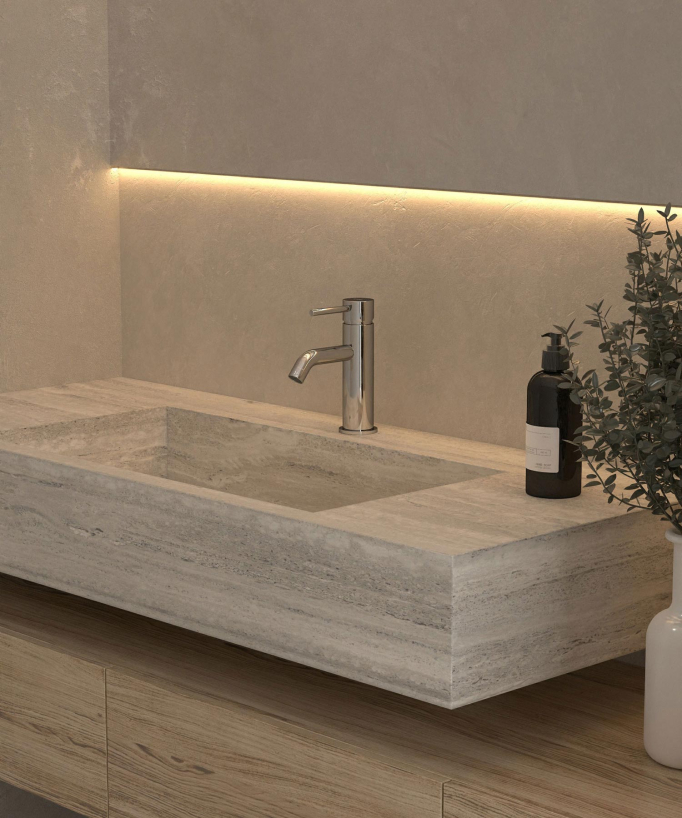 Basin Mixer Tap, Chrome - Corbeau