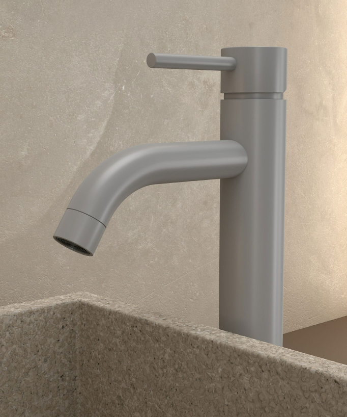 Tall Basin Mixer Tap, White - Corbeau