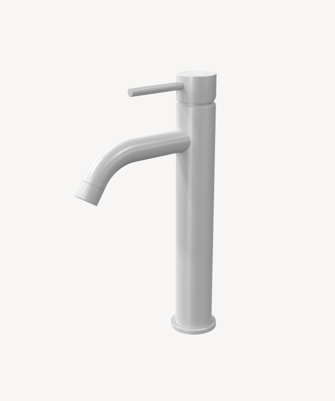 Tall Basin Mixer Tap, White - Corbeau
