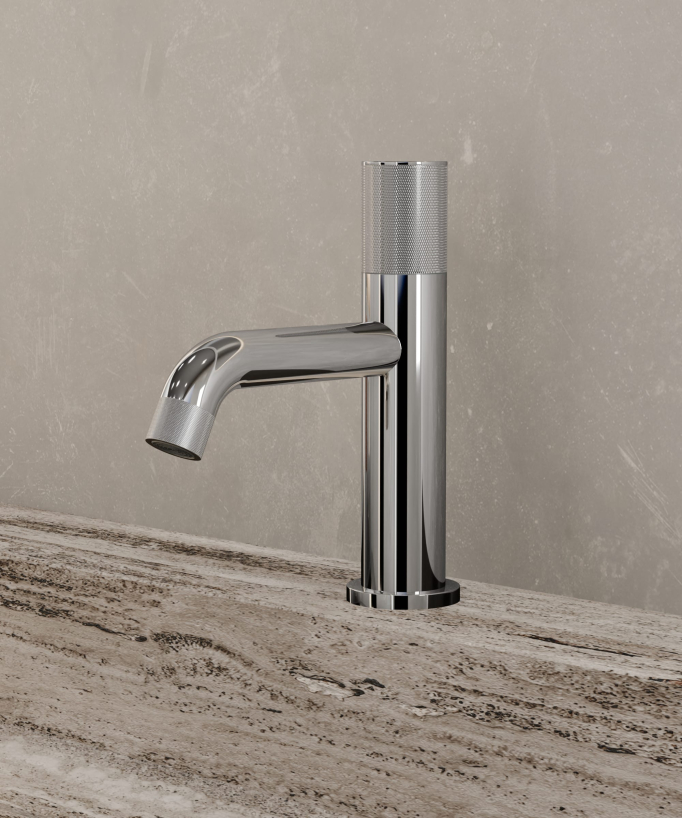 Designer Basin Mixer Tap (Fixed Flow) - Leros