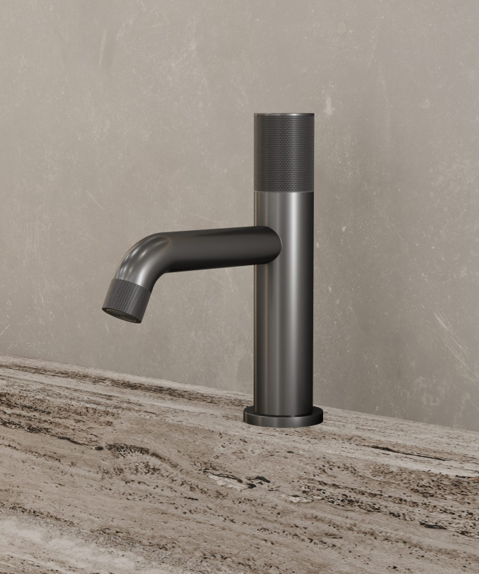 Designer Basin Mixer Tap (Fixed Flow) - Leros