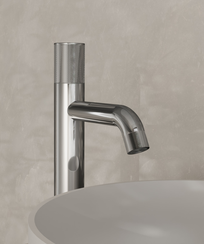 Designer Tall Basin Mixer Tap (Fixed Flow) - Leros