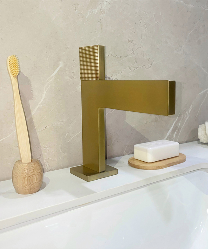 Designer Basin Mixer Tap (Fixed Flow) - Kyra