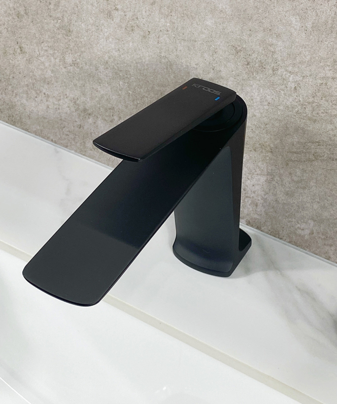 Modern Basin Mixer Tap, Black - Tureis