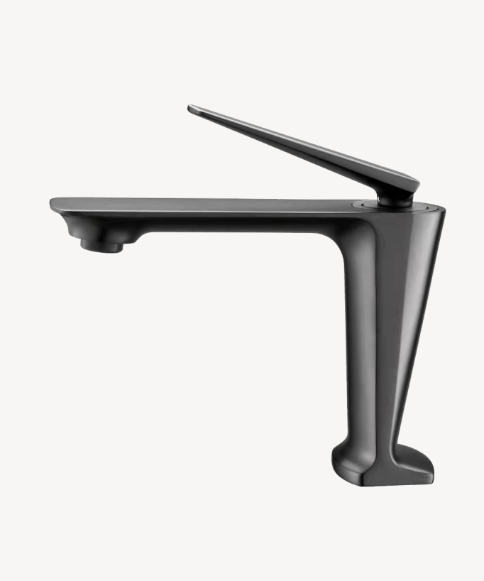 Modern Basin Mixer Tap, Gunmetal - Tureis
