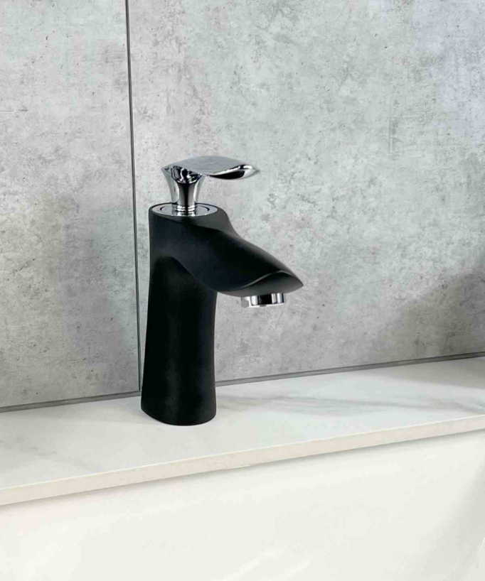 Basin Mixer Tap, Black - Canopus