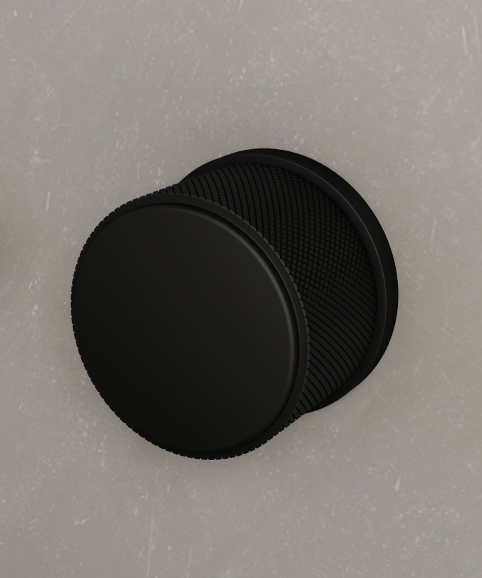 Wall-Mounted Basin Mixer, Black - Leros