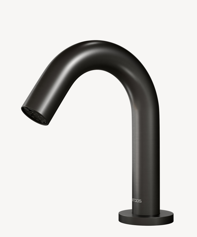 Automatic basin tap, cold water, gunmetal – Corbeau