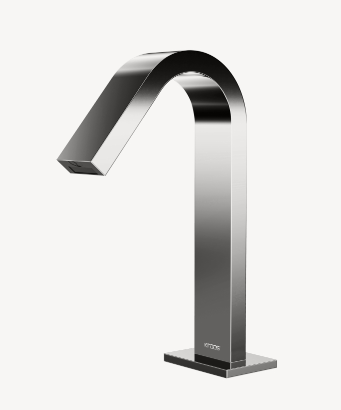 Automatic basin tap, cold water, chrome – Fiumina