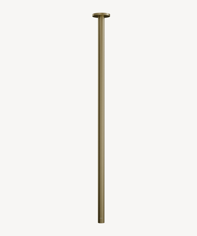 Ceiling-mounted automatic basin tap, cold water, brushed gold – Corbeau