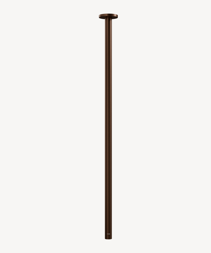 Ceiling-mounted automatic basin tap, cold water, brushed rose gold – Corbeau