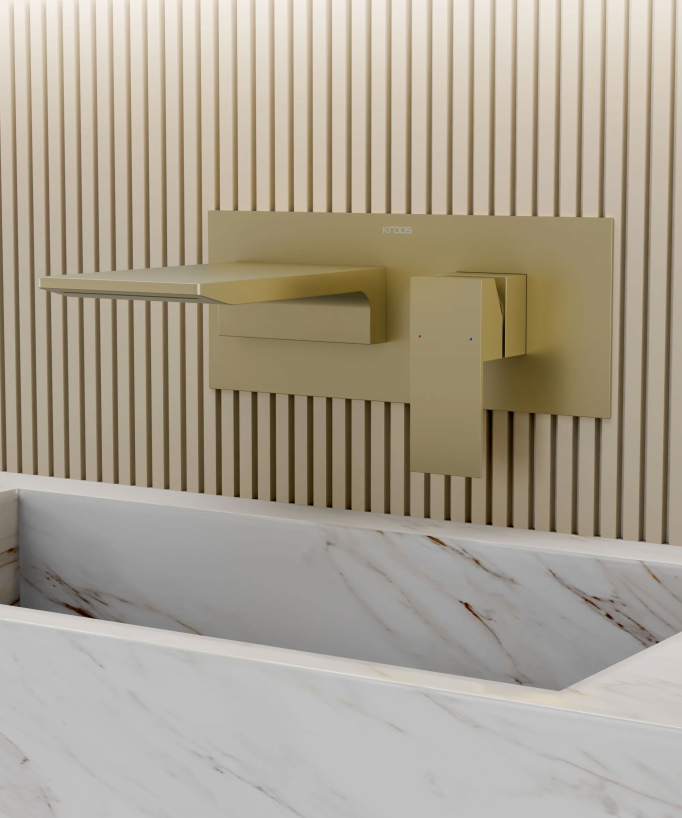 Wall-Mounted Waterfall Basin Mixer - Thilia