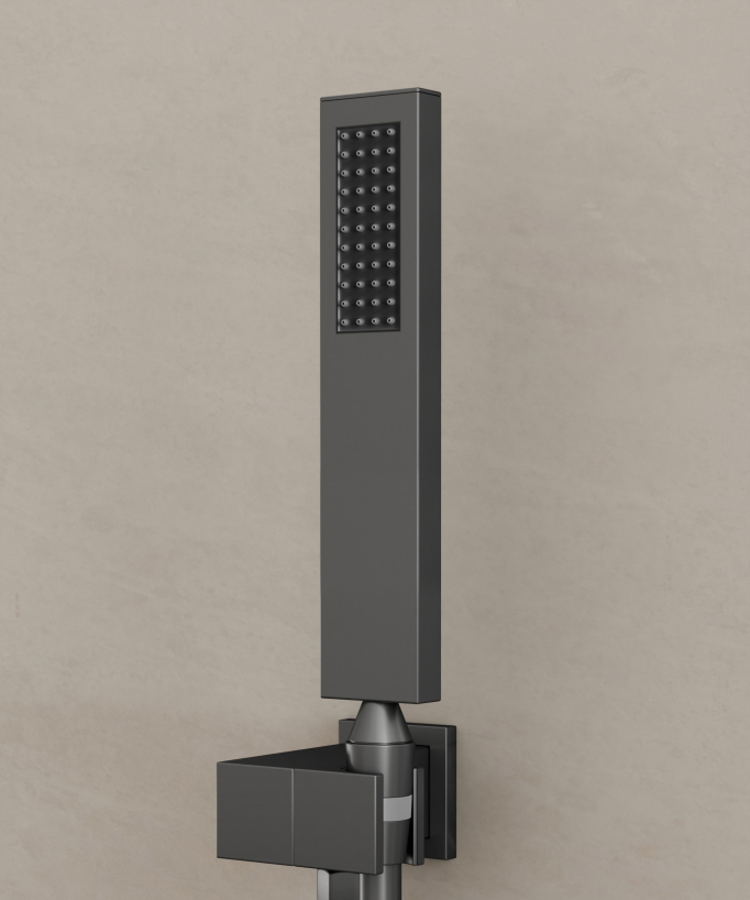 Concealed Bath Mixer - Gunmetal - Thilia