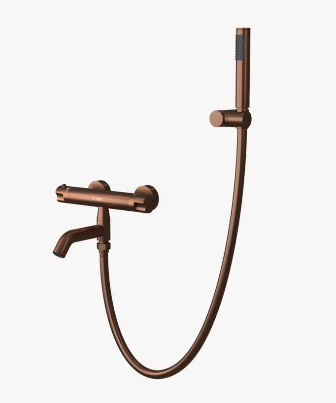 Wall-Mounted Thermostatic Bath Mixer - Corbeau