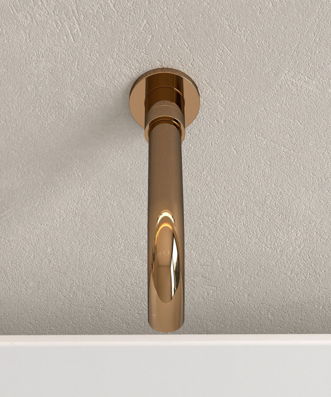 Concealed Thermostatic Bath Mixer - Rose Gold - Corbeau