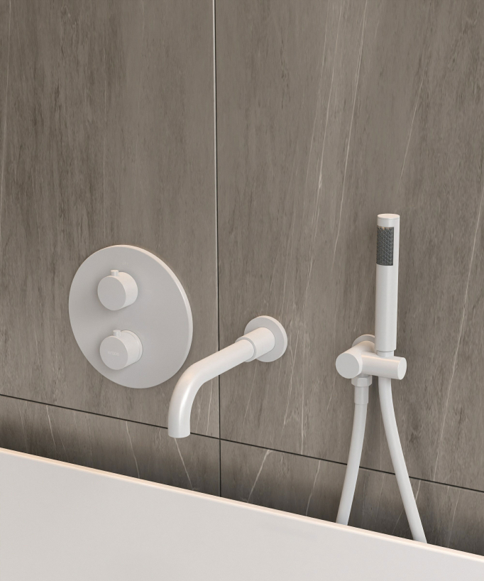 Concealed Thermostatic Bath Mixer - Corbeau