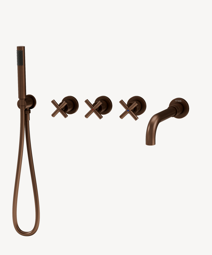 5-hole concealed bath mixer tap – Corbeau