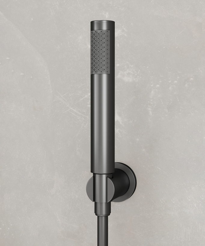 Wall-Mounted Shower Mixer - Gunmetal - Nunki
