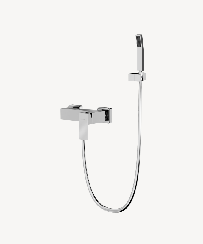 Wall-mounted shower mixer set – Sirius