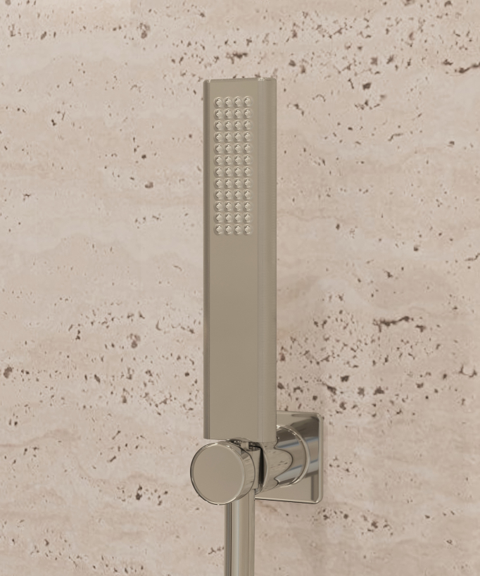 Wall-mounted shower mixer champagne - Fiumina