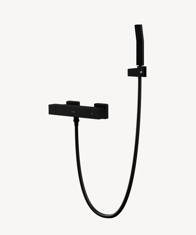Wall-mounted thermostatic shower mixer tap – Sirius