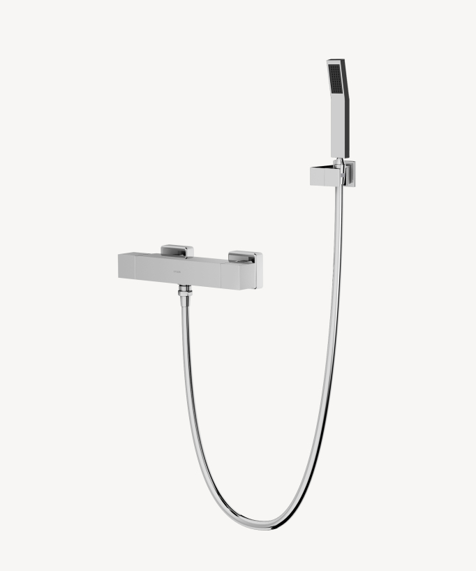 Wall-mounted thermostatic shower mixer tap – Sirius
