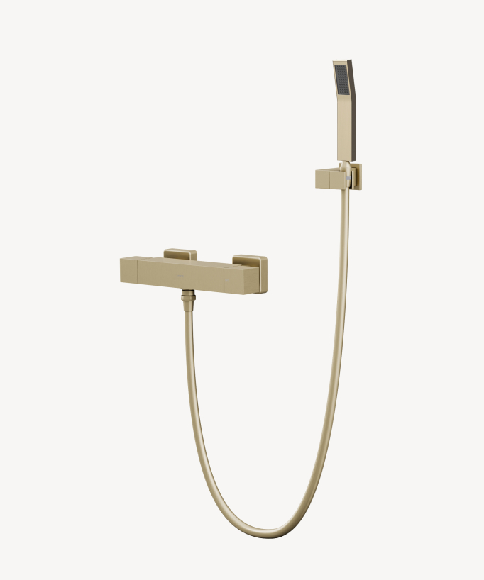Wall-mounted thermostatic shower mixer tap – Sirius