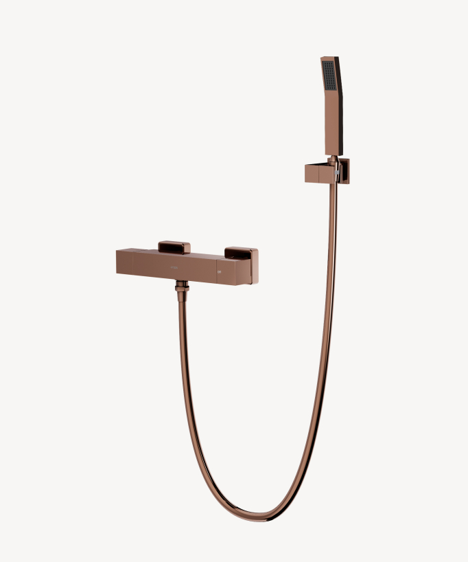 Wall-mounted thermostatic shower mixer tap – Sirius