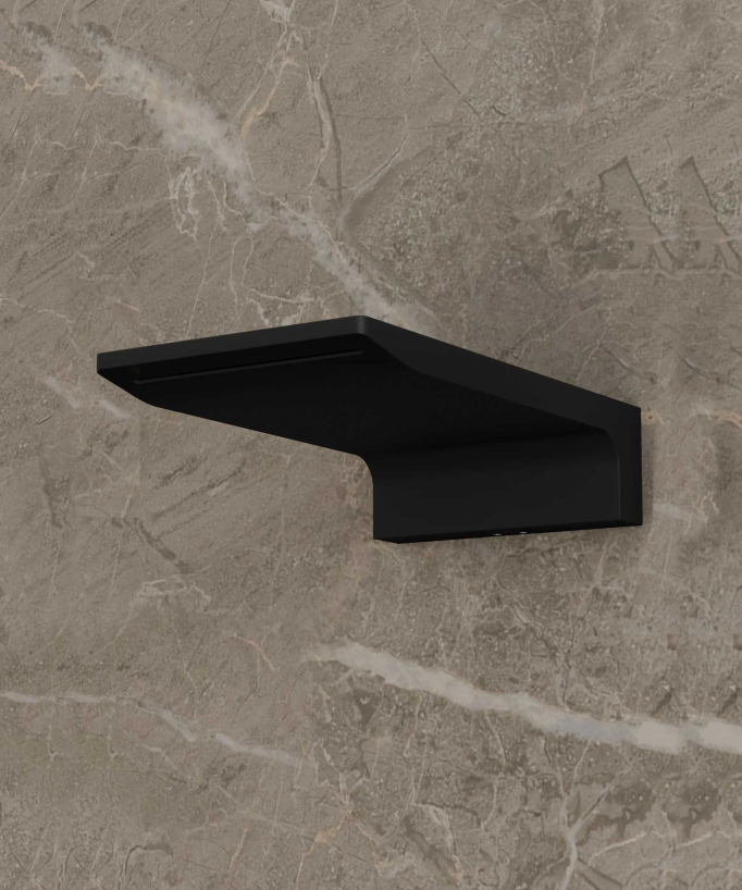 Concealed Bath Mixer Tap - Black - Thilia