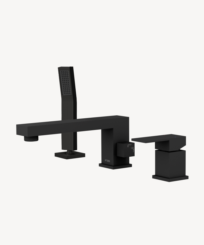 3-Hole Deck-Mounted Bath-Shower Mixer - Sirius