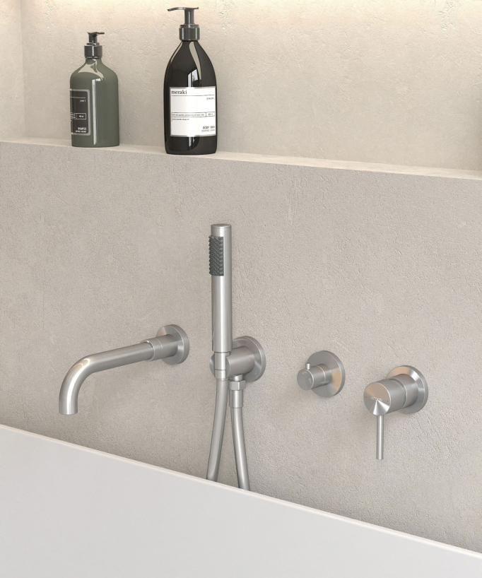 4-Hole Concealed Bath Mixer - Corbeau