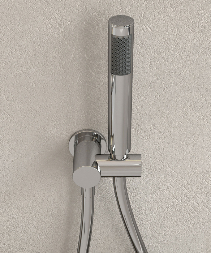 Concealed Bath Mixer Tap - Chrome - Corbeau
