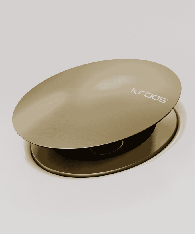 Basin Waste - Brushed Gold - Slotted