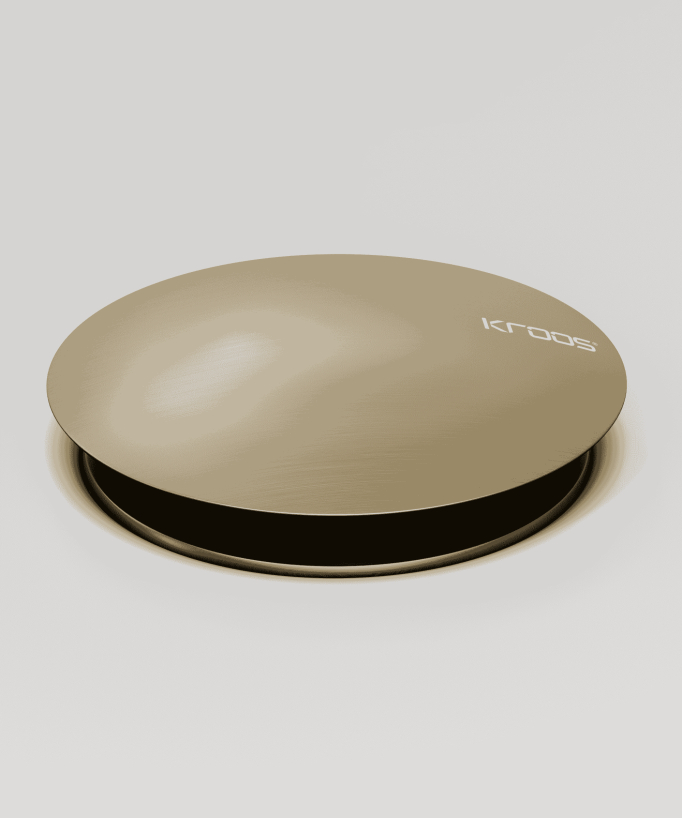 Basin Waste - Brushed Gold - Slotted