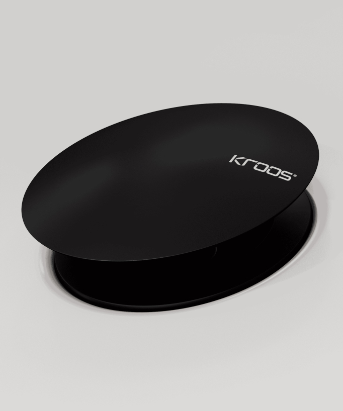Click-Clack Basin Waste - Black - Slotted