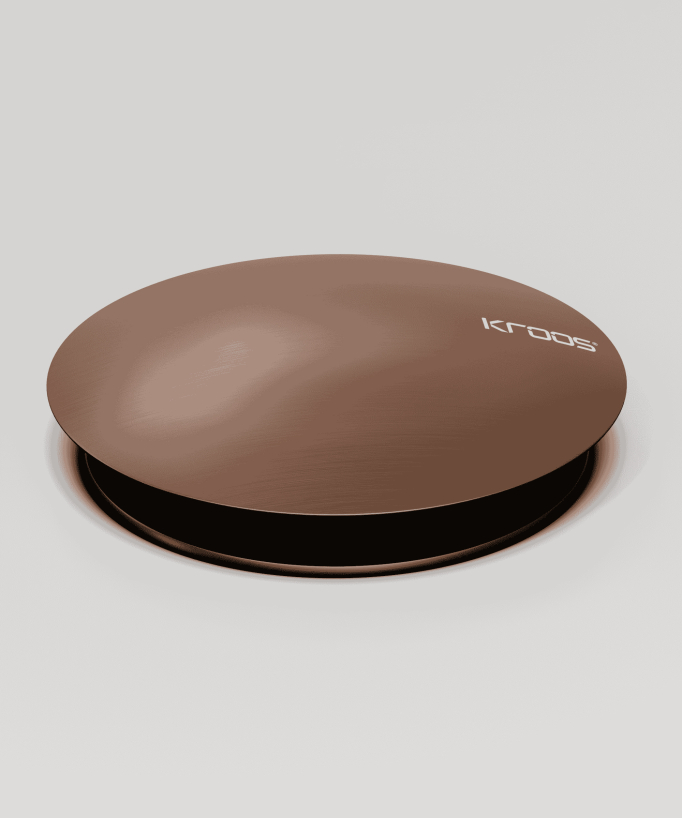 Click-Clack Basin Waste - Brushed Rose Gold - Unslotted