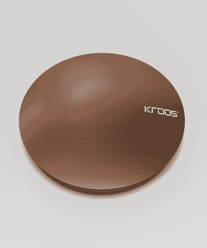 Click-Clack Basin Waste - Brushed Rose Gold - Unslotted