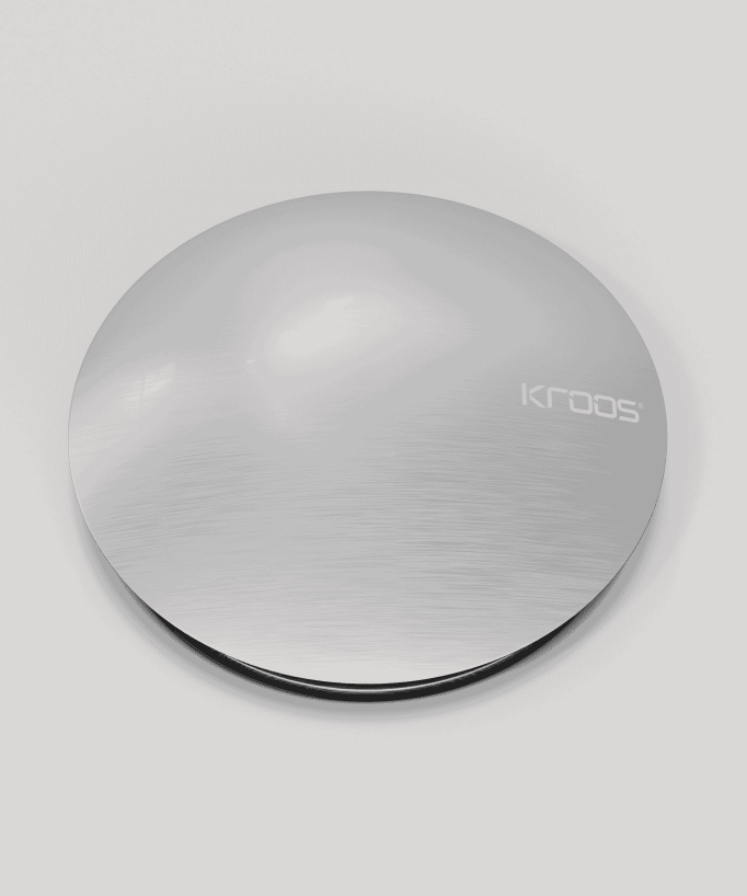 Click-Clack Basin Waste - Brushed Nickel - Slotted