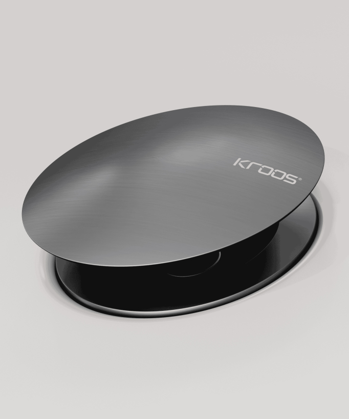 Click-Clack Basin Waste - Gunmetal - Unslotted