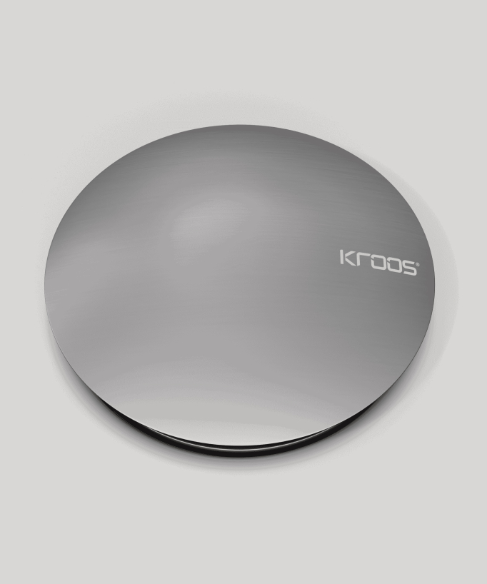 Click-Clack Basin Waste - Gunmetal - Unslotted