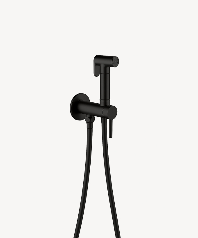 Concealed round WC bidet spray mixer tap – Corbeau