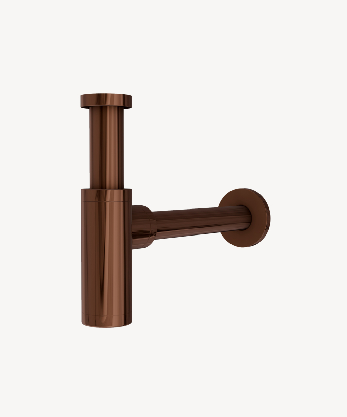 Basin Bottle Trap - Rose Gold