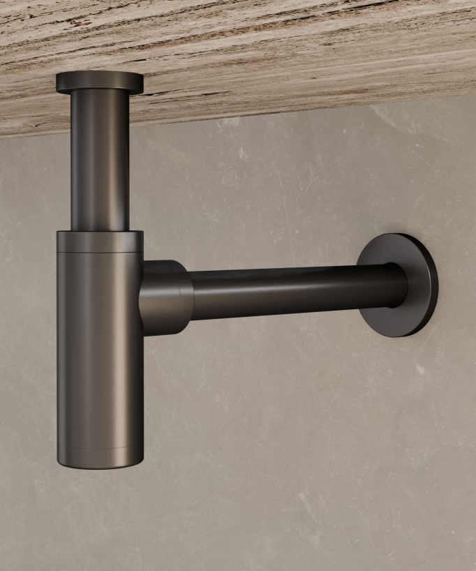 Basin Bottle Trap - Gunmetal