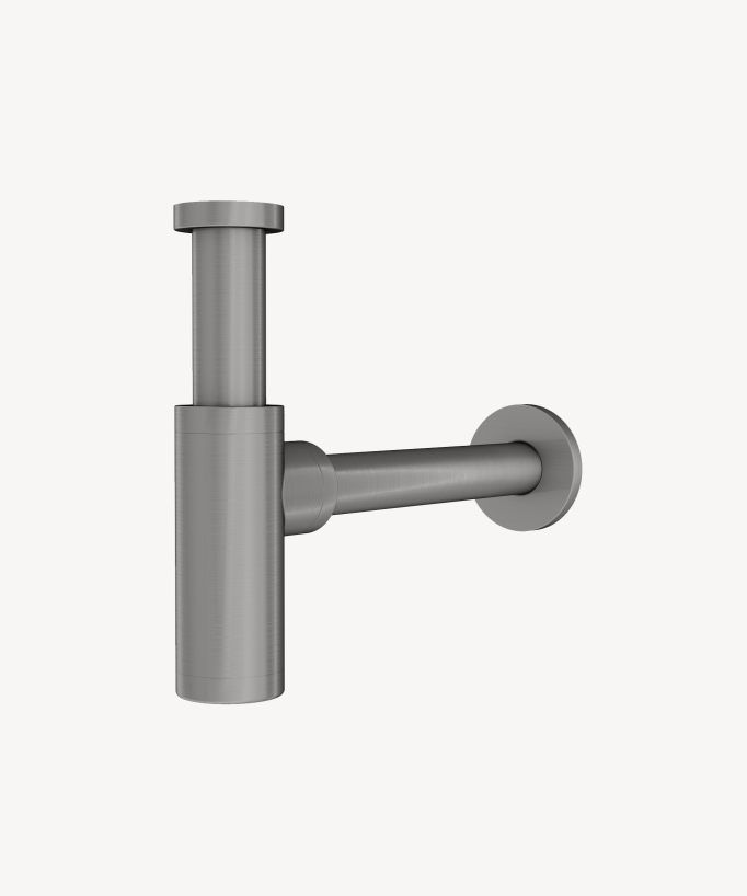 Basin Bottle Trap - Brushed Nickel