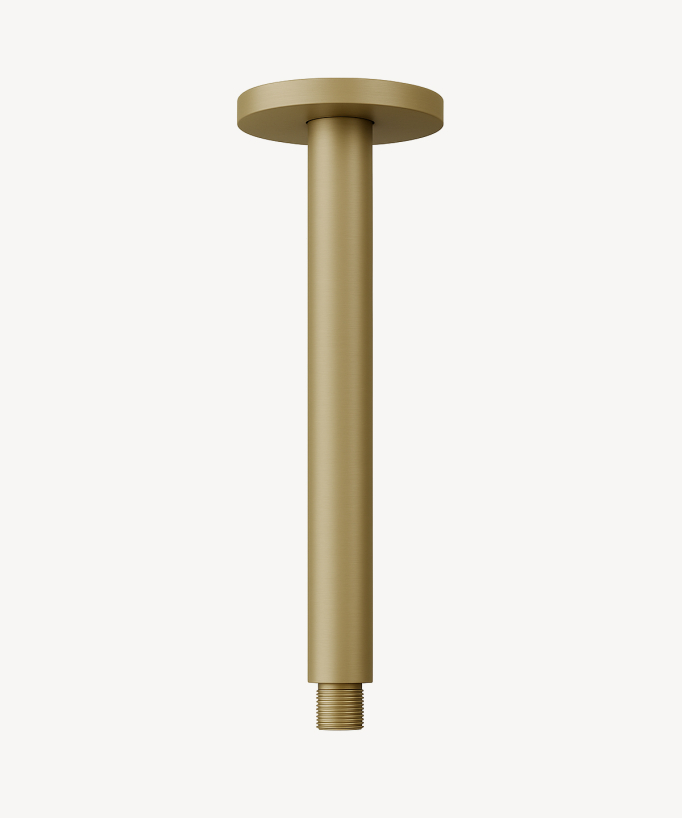 Ceiling-mounted shower arm 200 mm Brushed Gold - Corbeau